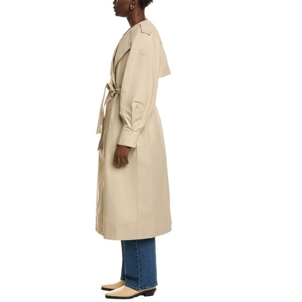 Moncler Womens  Trench Coat, Tan - Picture 4 of 6